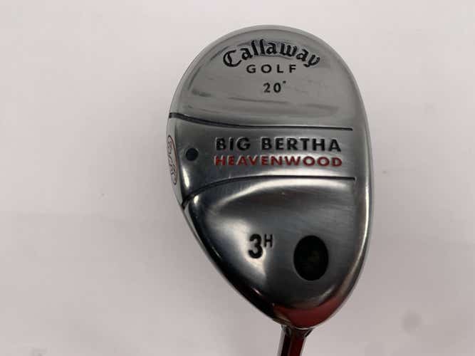 Callaway Big Bertha Heavenwood 3 Hybrid 20* RCH 75w Regular Graphite Mens RH