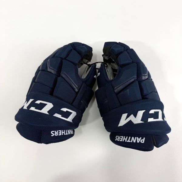 Used Navy CCM HGQL Gloves | 13" | D377