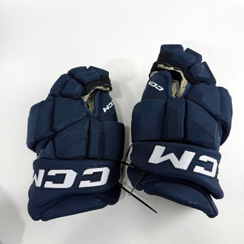 Used Navy CCM Jetspeed Pro Gloves | 13" | D381