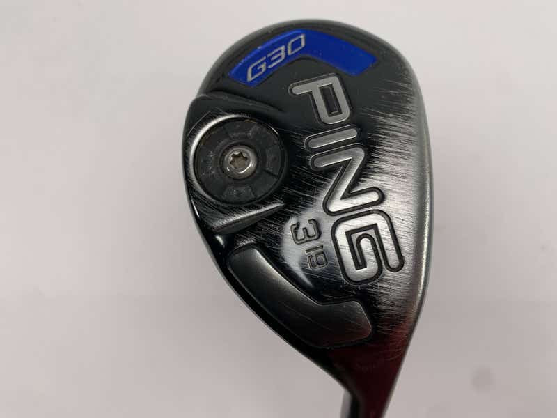 PING G 30-UT #3 19° Ping G30 3 Hybrid 19* TFC 419 Soft Regular Senior Graphite Mens RH