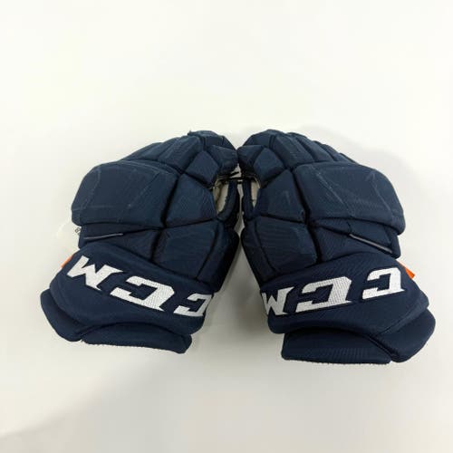 Used Navy CCM Jetspeed Pro Gloves | 13" | D378