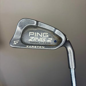 Ping Zing 2 4-Iron Blue Dot JZ Steel Stiff Flex 38.25 NICE