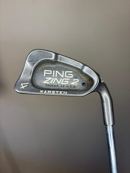 Ping Zing 2 4-Iron Blue Dot JZ Steel Stiff Flex 38.25 NICE