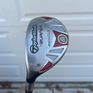 Taylormade Burner Rescue 3 Hybrid 19 Reax 65 Stiff Flex Lefty 40.25