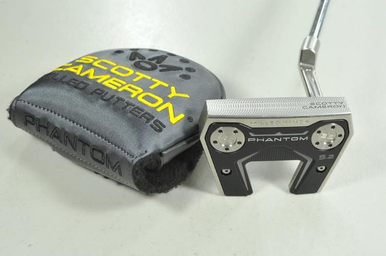 Titleist 2025 Scotty Cameron Phantom 5.2 35" Putter RH Steel with Cover # 207318