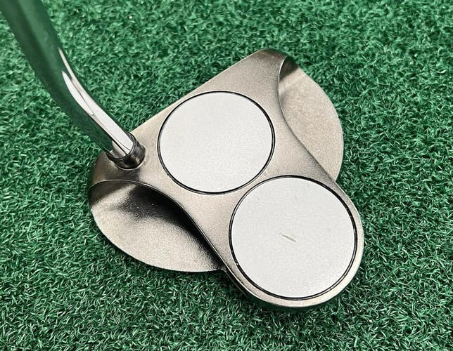 Odyssey 2-Ball MID White Ice Broom Stick Putter 47" Men's Right Hand Split Grip