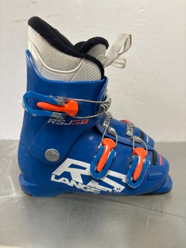 Mondo 21 & 21.5 Kid's Lange RSJ All Mountain Ski Boots (Used)