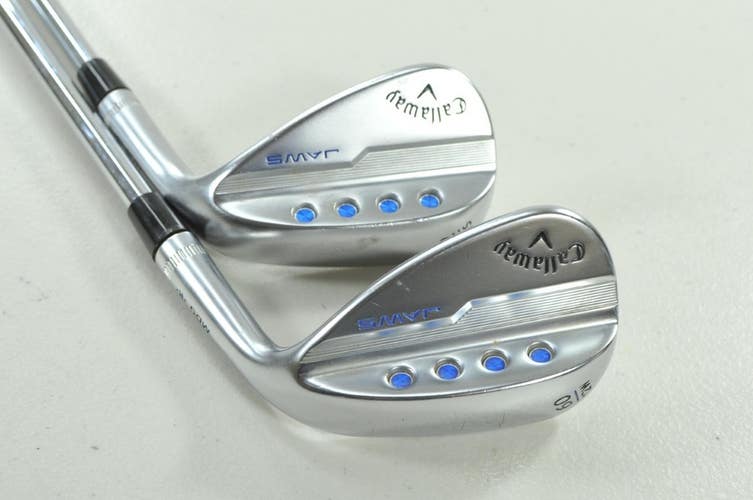 Callaway Jaws MD5 Platinum Chrome 52*, 56* Wedge Set Right Rifle Steel # 207113