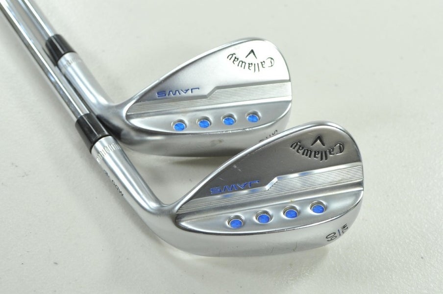 Callaway Jaws MD5 Platinum Chrome 52*, 56* Wedge Set Right Rifle Steel # 207113