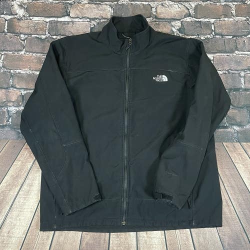 The North Face Apex Soft Shell Fleece Sherpa Lined Jacket Mens XXL Black