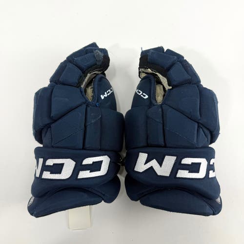 Used Navy CCM Jetspeed Pro Gloves | 14" | D379