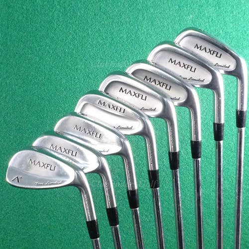 Maxfli A10 Tour Limited 3-PW Iron Set TT Dynamic Gold S300 Steel Stiff *READ*