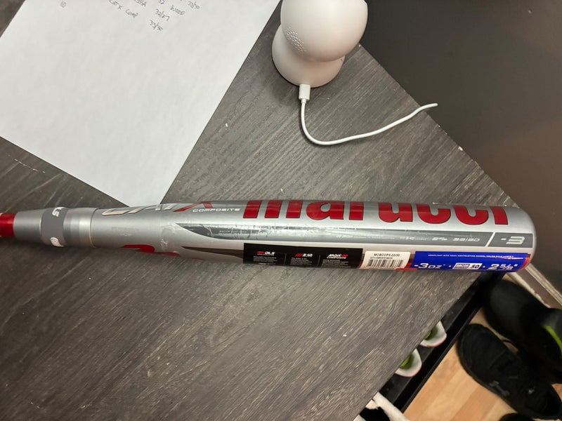 2023 Marucci CAT X Composite BBCOR Certified Bat (-3) 30 oz 33" (New)