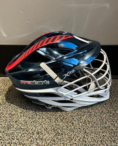 Used Chrome Blue Cascade XRS Pro Helmet | GREAT CONDITION