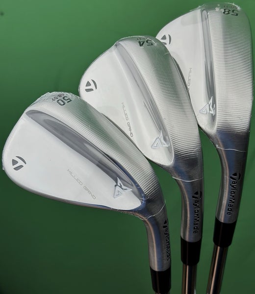 TaylorMade Milled Grind 2025 Wedge Set 50-09*, 54-11*, 58-11 Steel GW SW LW NEW!