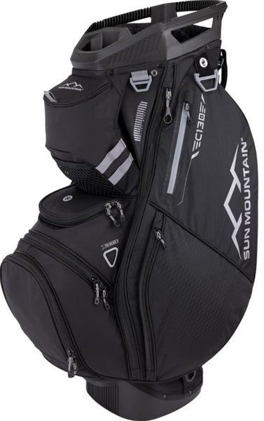 Sun Mountain C-130 Cart Bag (9", 14-way top, Black) Golf 2025 NEW