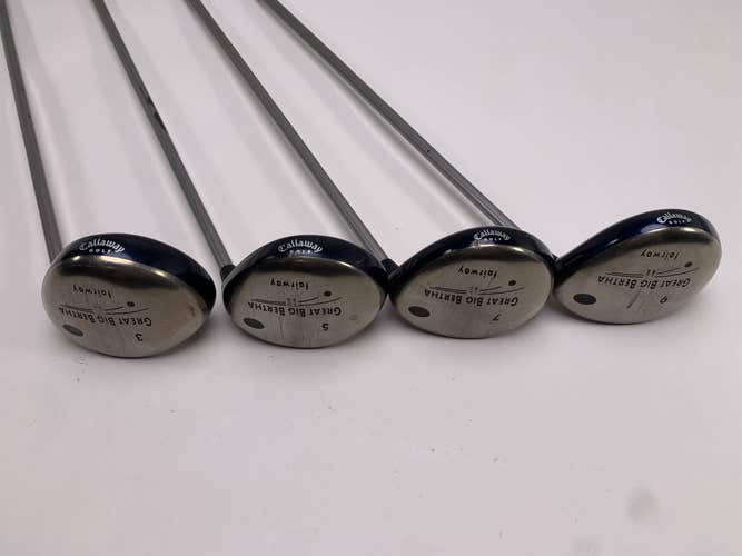Callaway Great Big Bertha II Wood Set 3 5 7 9 | 15* 18* 21* 24* Mens RH