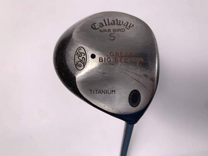 Callaway Big Bertha Warbird 5 Fairway Wood 18* BB UL Firm Graphite Mens RH