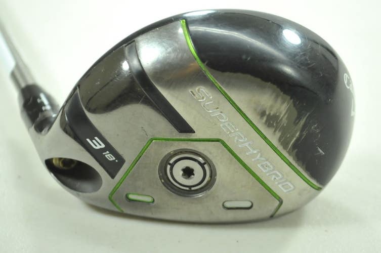 Callaway Super Hybrid 3-18* Hybrid Stiff Flex Right SteelFiber 75 F4 # 192149