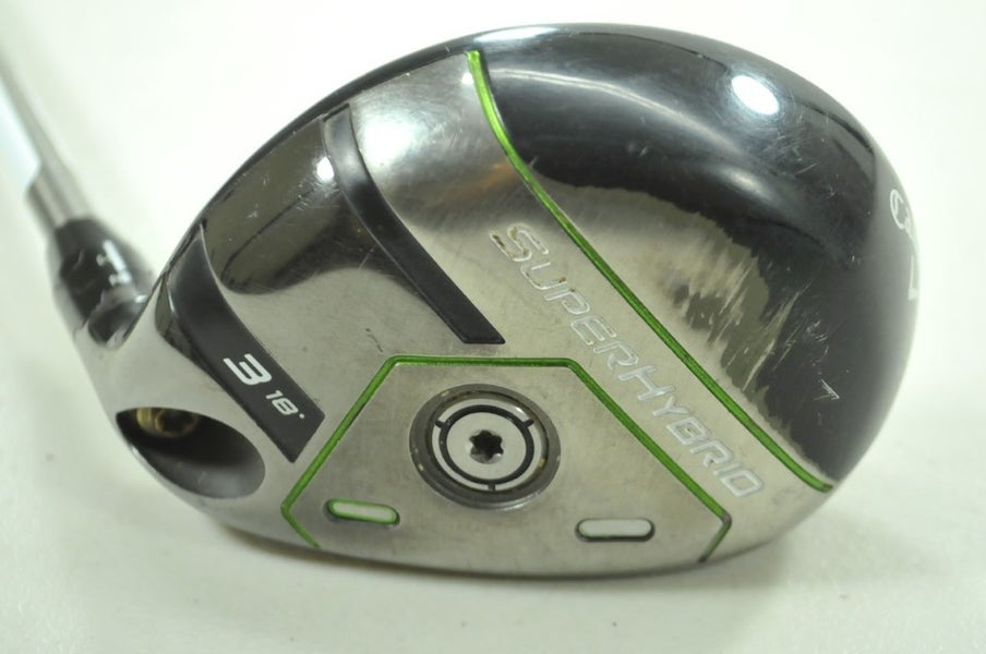 Callaway Super Hybrid 3-18* Hybrid Stiff Flex Right SteelFiber 75 F4 # 192149