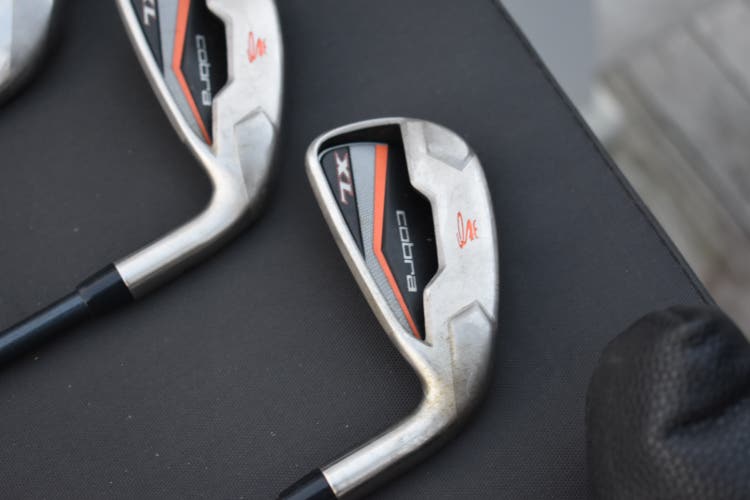 Men's 2025 Cobra XL Right Handed Iron Set Regular Flex #6 - #9, PW, GW Graphite Shaft