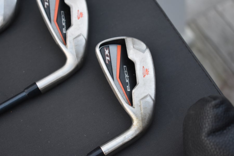 Men's 2025 Cobra XL Right Handed Iron Set Regular Flex #6 - #9, PW, GW Graphite Shaft