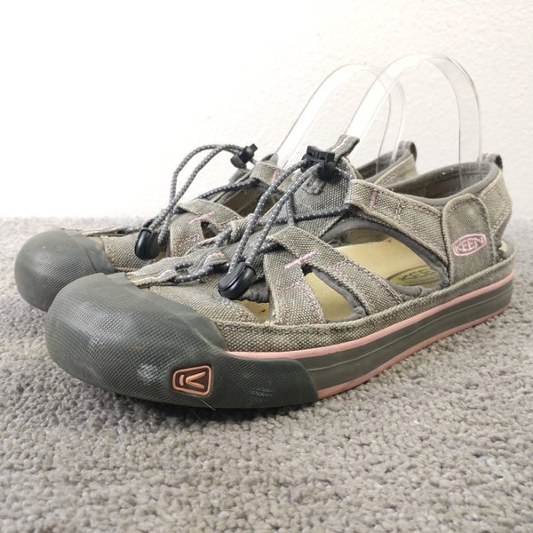 Keen Coronado Sandals Womens Size 9 Shoes Vulcanized Canvas Gray Pink