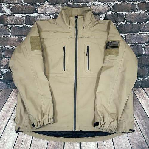 5.11 Tactical Sabre 2.0 Jacket Mens Size XL Khaki Tan Tactical Military Zip Coat