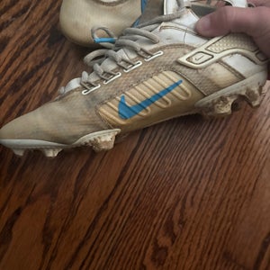 Men's Size M 8.0 (W 9.0) Adult Nike Huarache 9 Elite Mid Mid Top Molded Cleats (Used)