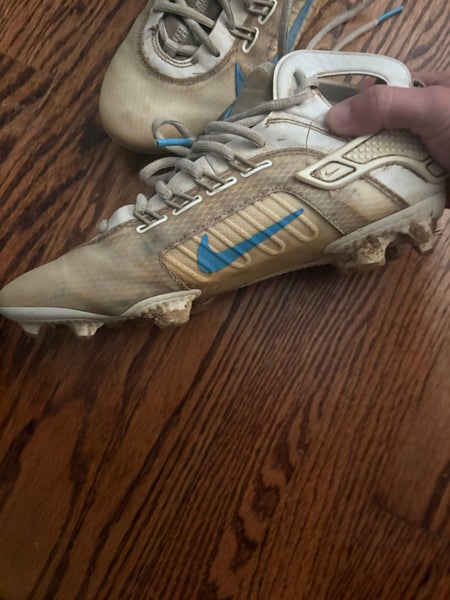 Men's Size M 8.0 (W 9.0) Adult Nike Huarache 9 Elite Mid Mid Top Molded Cleats (Used)