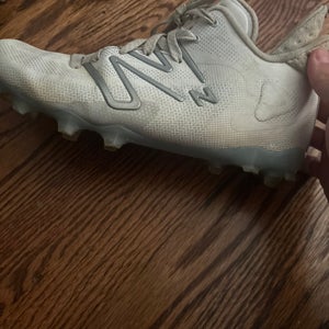 White Men's Size M 8.5 (W 9.5) Adult New Balance Freeze 4.0 High Top Molded Cleats (New)