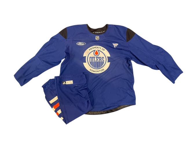 Fanatics NHL Authentic Pro - Edmonton Oilers Practice Jersey Set