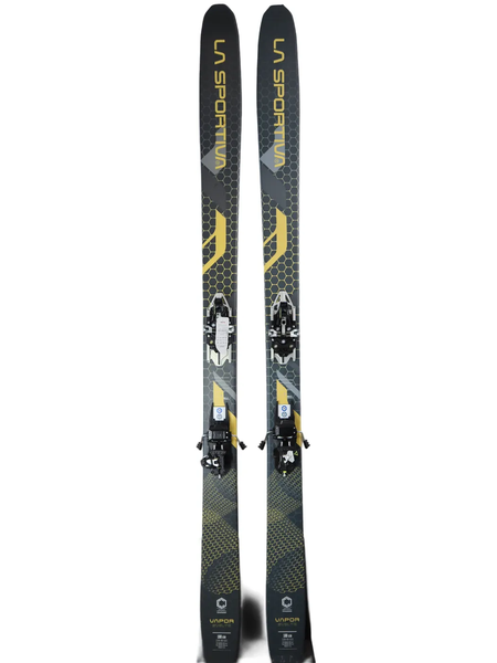 NEW 2017 La Sportiva Vapor Svelte Skis 188cm w/ Fischer Tour Classic Bindings
