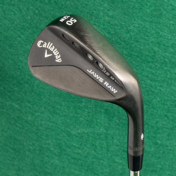 Callaway Jaws Raw Black Plasma 50-12W 50 Gap Wedge DG Spinner 115 TI Wedge Flex
