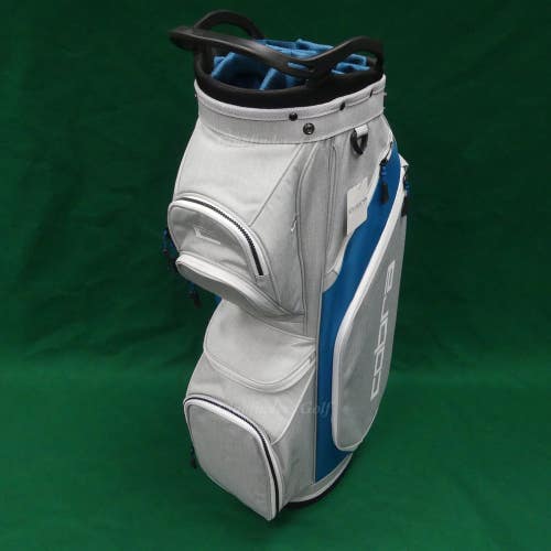 NEW Lady Cobra Golf 2024- 2025 Fly-XL 2 Silver / Blue Golf Cart Bag w/ Raincover