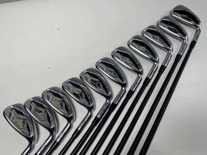 Ping G430 Iron Set 4-PW+AW+GW+SW+LW White Dot 3* Up Alta CB AWT Regular RH