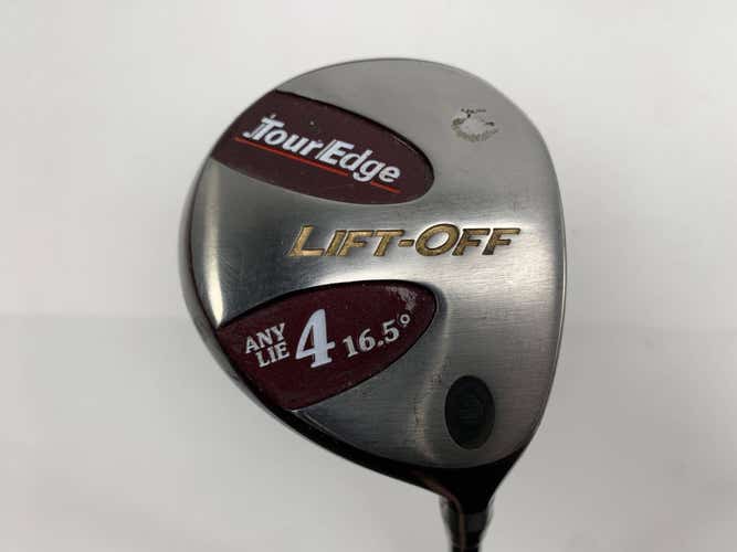 Tour Edge Lift Off 4 Fairway Wood 16.5* Stiff Graphite Mens RH