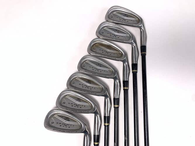 Cobra Gravity Back Iron Set 3-9 Regular Graphite Mens RH