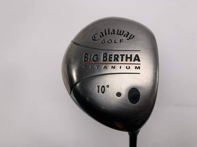 Callaway Big Bertha Titanium Driver 10* RCH 65w Regular Graphite Mens RH