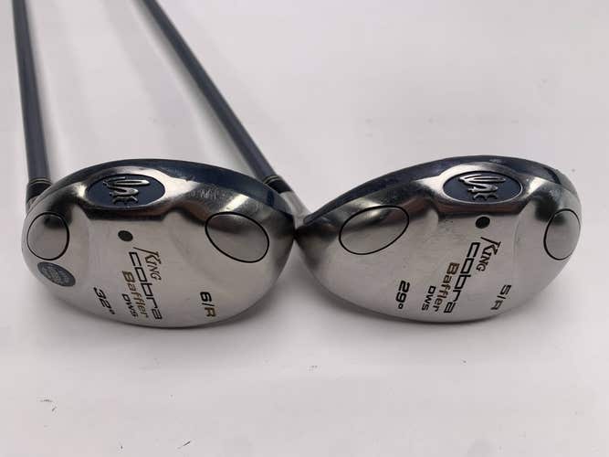 Cobra Baffler DWS 2008 5 & 6 Hybrid Set 29* 32* Aldila 50g Ladies Graphite RH