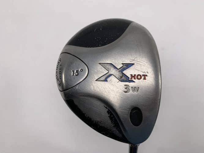 Callaway X Hot 2007 3 Fairway Wood 15* Fujikura Banzai Stiff Graphite Mens RH