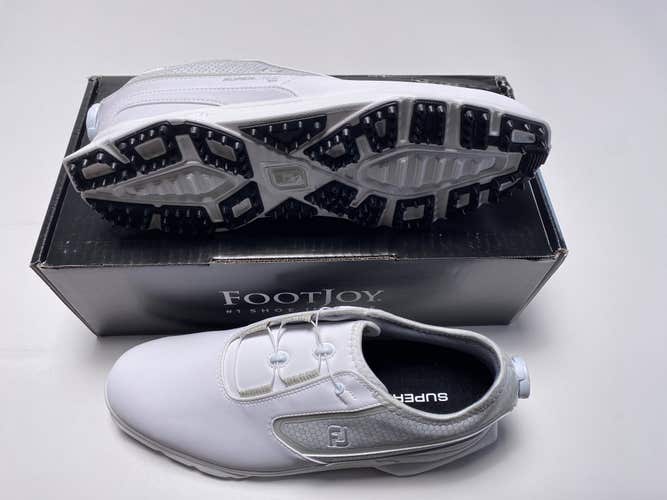 FootJoy Superlites XP BOA Golf Shoes White Men's SZ 9.5 (58091)