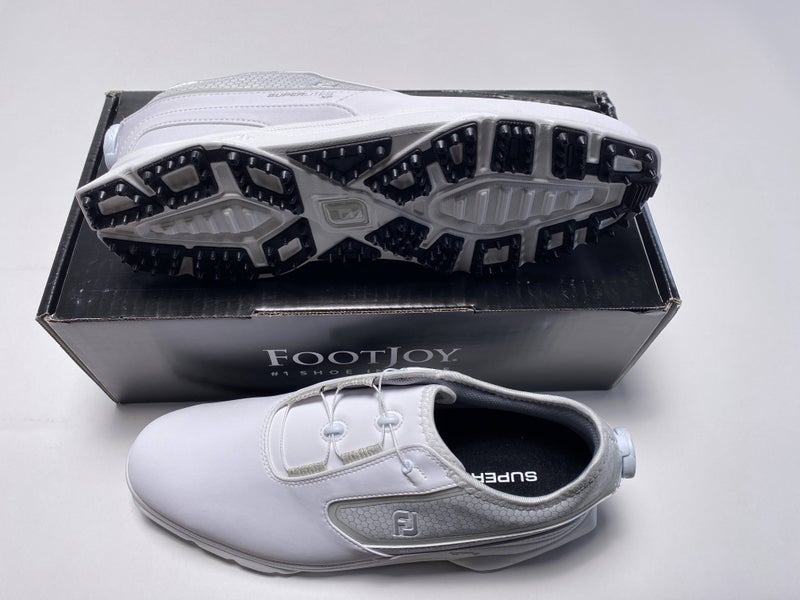 FootJoy Superlites XP BOA Golf Shoes White Men's SZ 9.5 (58091)