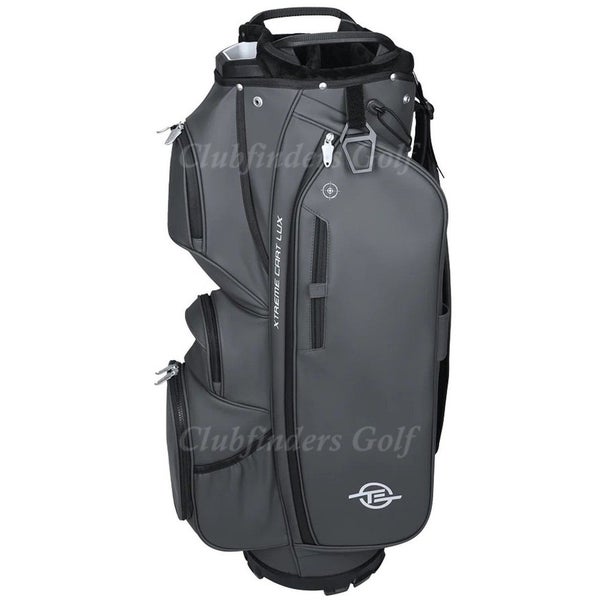 NEW Tour Edge Xtreme Lux Grey 5-Way Golf Cart Bag w/ Raincover