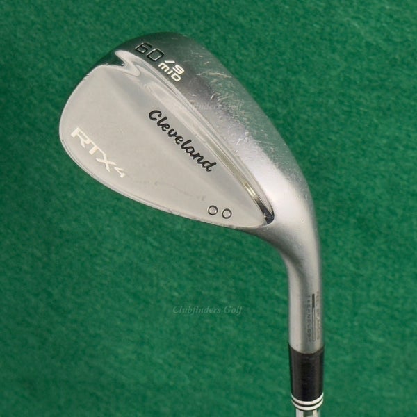 Cleveland RTX 4 Chrome Mid 60-9 60 Lob Wedge Dynamic Gold S400 TI Steel Stiff