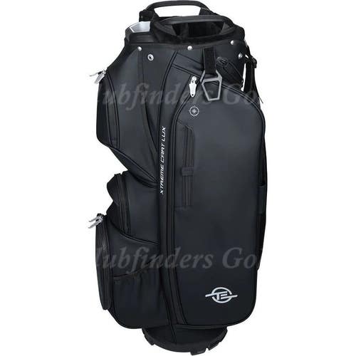 NEW Tour Edge Xtreme Lux Black 5-Way Golf Cart Bag w/ Raincover