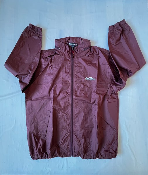 Baleno Windbreaker Nylon Jacket Size M Lightweight packable hood thermal lining