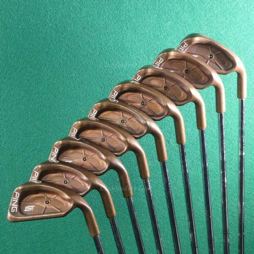 Ping ISI BeCu Copper Black Dot 1-PW, S2 & LW Iron Set Karsten Z-Z65 Steel Stiff
