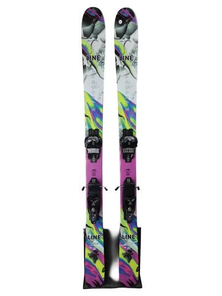 New 2024 Line Pandora 94 Skis 158cm w/ Attack 13 GW Bindings