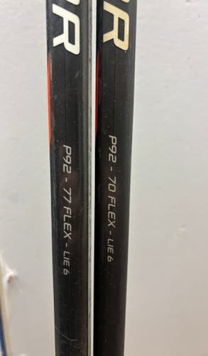 Senior Bauer Vapor 2X Right Handed Hockey Stick P92 77 Flex (light use)